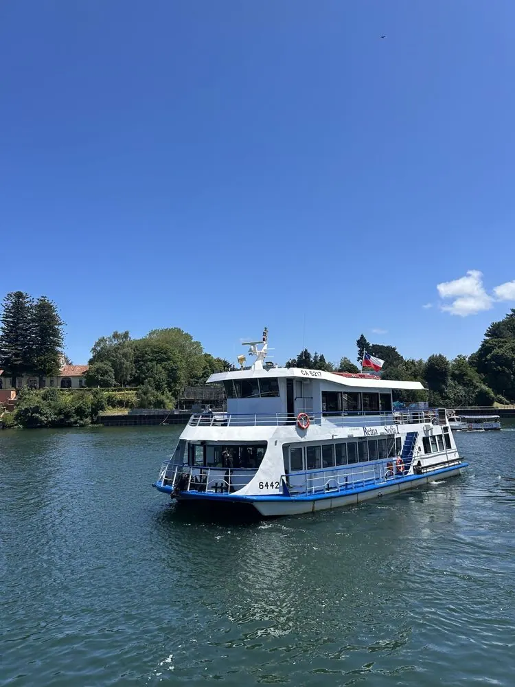 Fuerte de Mancera visto desde el río Valdivia
